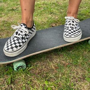 Vans Black and White Checkered Athletic Shoes